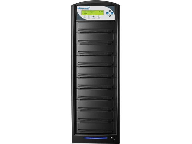 Vinpower Digital Shark Copier Sata 1 To 924Xdvd/Cd Duplicator - SHARK-S9T-BK