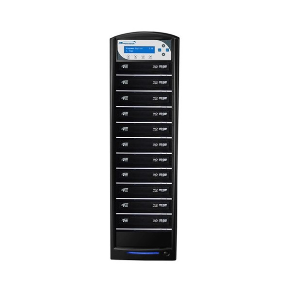 Vinpower Digital Sharkblu Hdd to 11 Blu-Ray/Dvd/Cd Duplicator - SHARKBLU-S11T-XL-BK