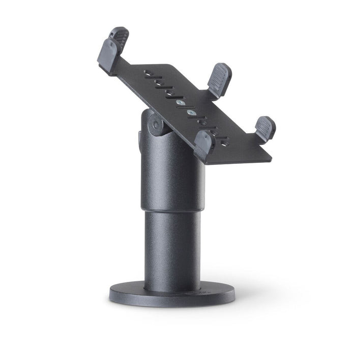 Spacepole Pax S300 Payment Terminal Mount - 100Mm Duratilt Pole, S300 Plate, Provides Tilt & Swivel, No Handle (Black) - PAX301-D-MN-02