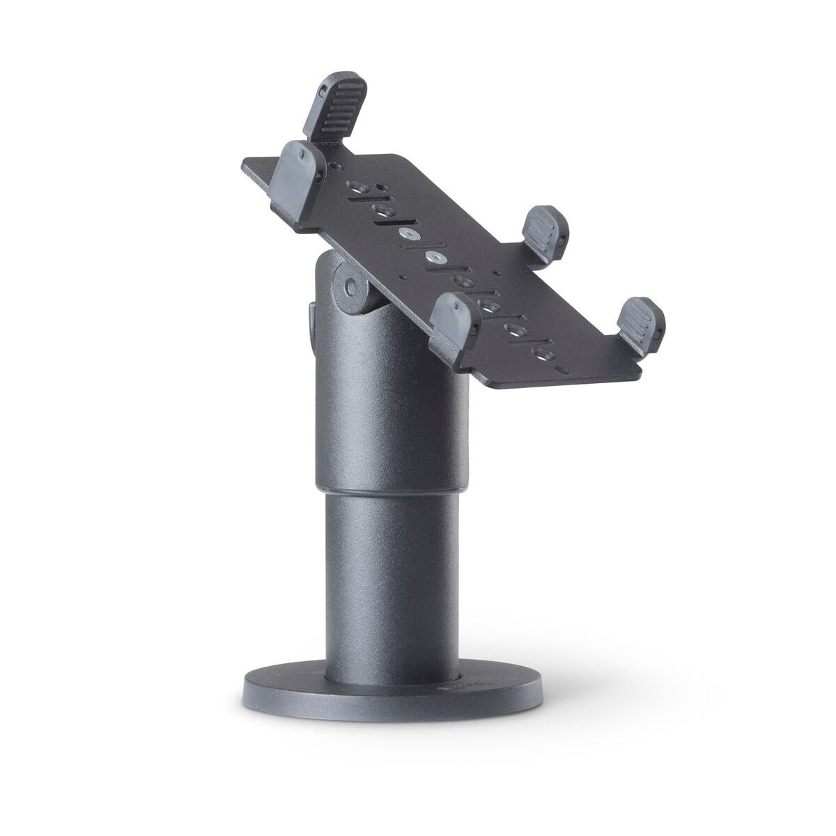 Spacepole Payment Mount Verifone Vx805 Payment Terminal Mount - Sp2 100Mm Duratilt Pole Provides Tilt & Swivel, Vx805 Multigrip Plate, No Handle (Black) - VER805-D-MN-02