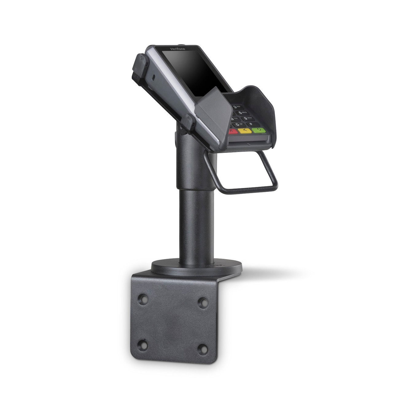 Spacepole Essentials Rail Mount: For Payment Device, Black - SPV3701-02
