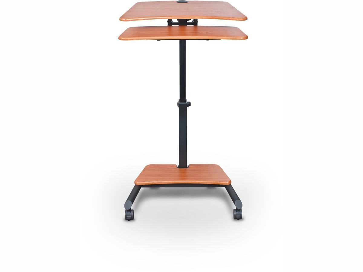 Mooreco Up-Rite Workstation - Mobile Adjustable Sit And Stand Desk - 90459