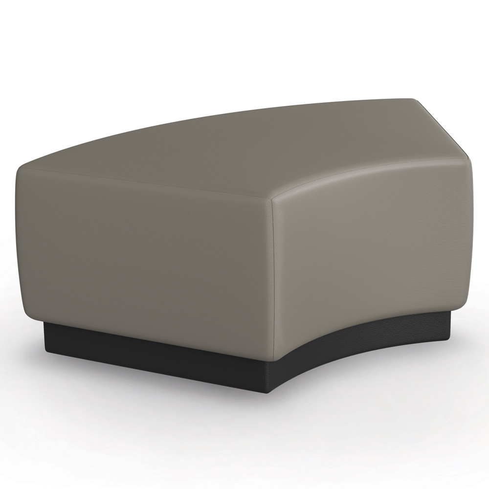 Mooreco Variable Height Ottoman-60 Curve Medium, Agora Ii , Orchid - 1500M-V1-AGORAIIORCHID