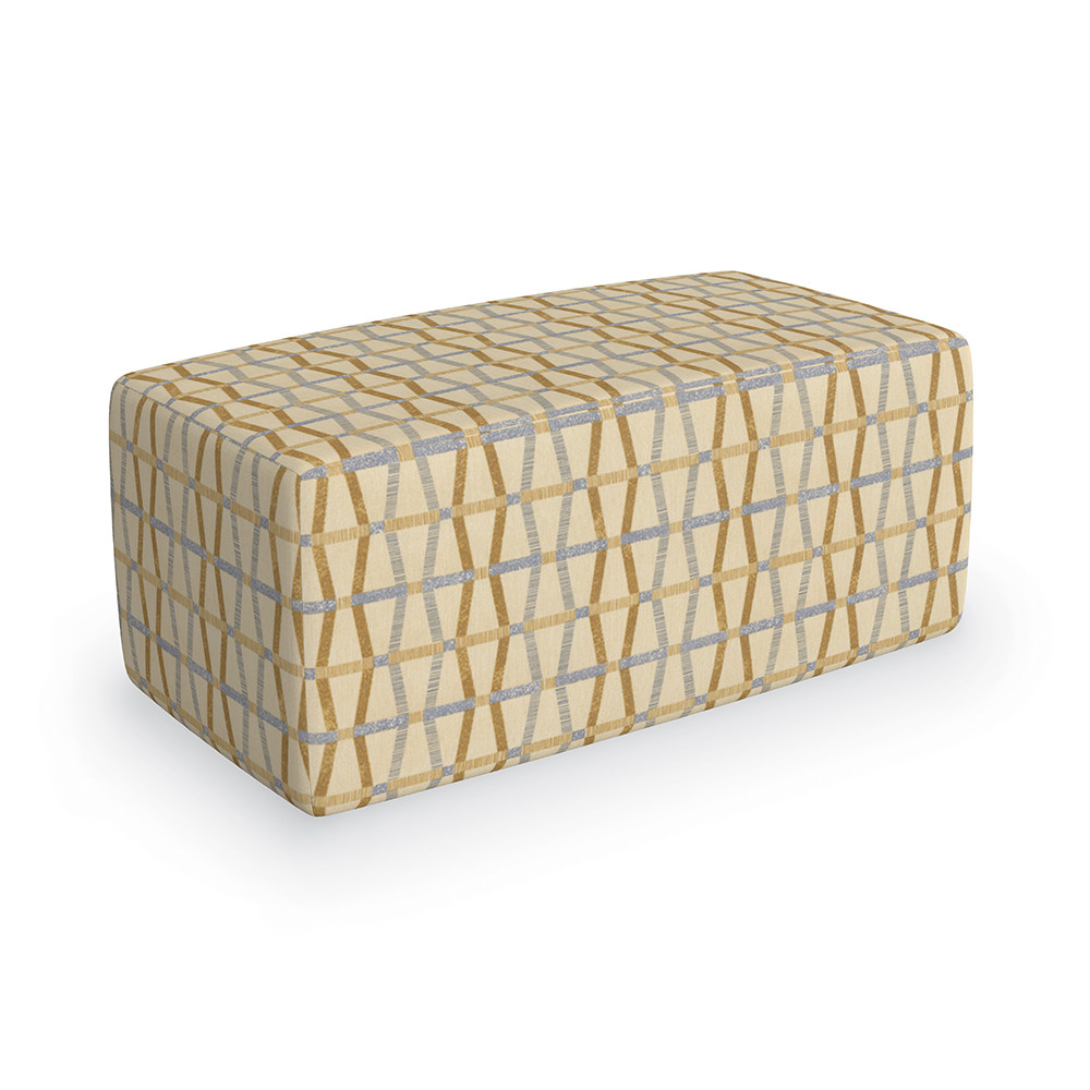 Mooreco Variable Height Ottoman-60 Curve High,Microdot-Passion - 1500H-V2-MICRODOTPASSION