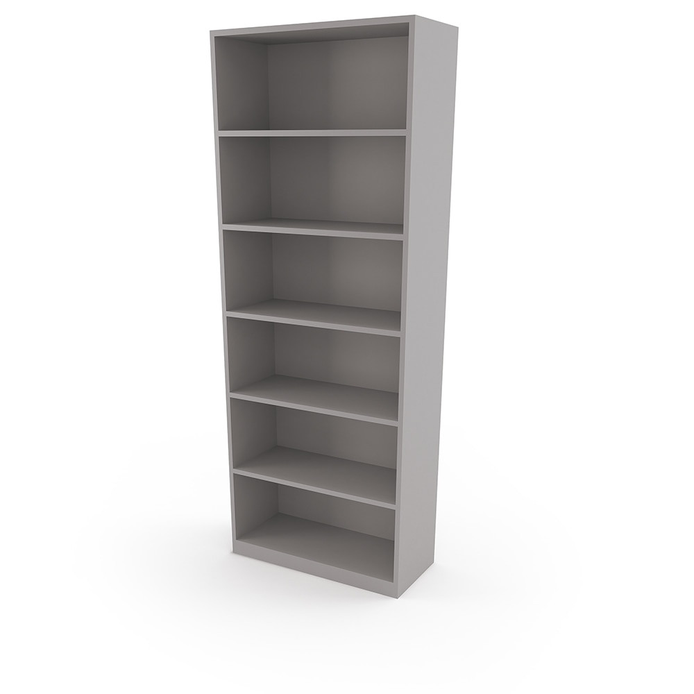 Mooreco Folio 5 Shelf Storage Cabinet 38X18X77-0166 Platinum - ST.FO.SC.5S.361877-0166