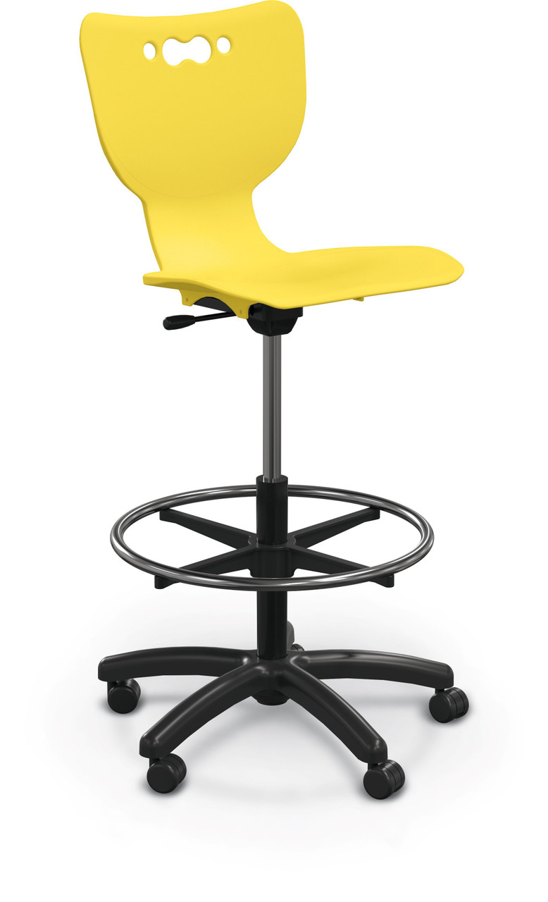 Mooreco Hierarchy 5 Star Stool - Yellow (Shown) - 53512-YELLOW-NA-HC