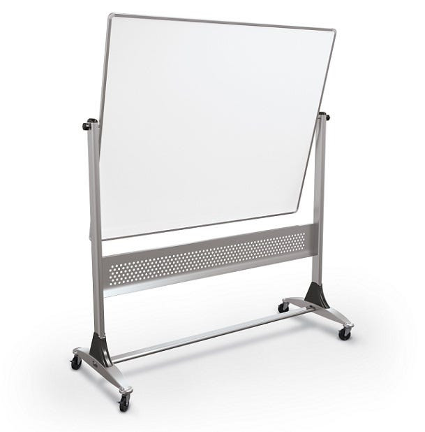 Mooreco 4 X 5 Platinum Reversible, Alum Frame Low Gloss, Surface On Front And Back Surface - 669RF-DD-26-26