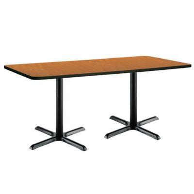 Mooreco Brawny 72X30 Table Gray Nebula Surface - Black Bas - 58065-4622-BK
