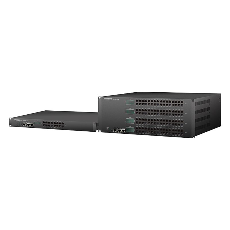 Patton Smart Node SN4741 VoIP Gateway | 32 FXS on 2xRJ21-50pin, 32 VoIP Calls, upgradeable to eSBC (max. 200 SIP calls), Optional SIP-TLS/SRTP, Optional Transcoding (max. 16 calls), 2x Gig Ethernet - SN4741/32JS32V/RJ21/EUI