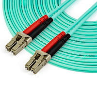 Startech 15 M Om3 Lc To Lc Multimode Duplex Fiber Optic Patch Cable - A50FBLCLC15