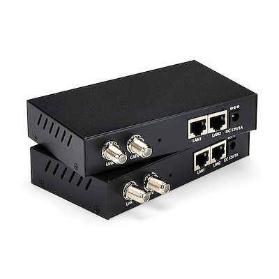 Startech Gigabit Ethernet Over Coaxial Unmanaged Network Extender Kit - 2.4Km - EOC1110K
