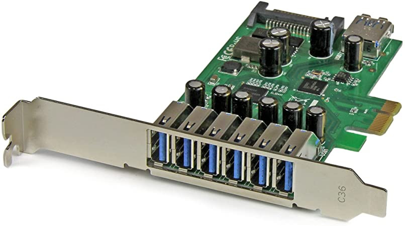 Startech 7-Port Pci Express Usb 3.0 Card - Standard And Low-Profile Design - PEXUSB3S7