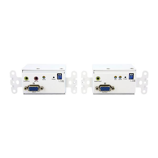 Startech VGA Wall Plate Video Extender Over Cat5 With Audio - STUTPWALLA