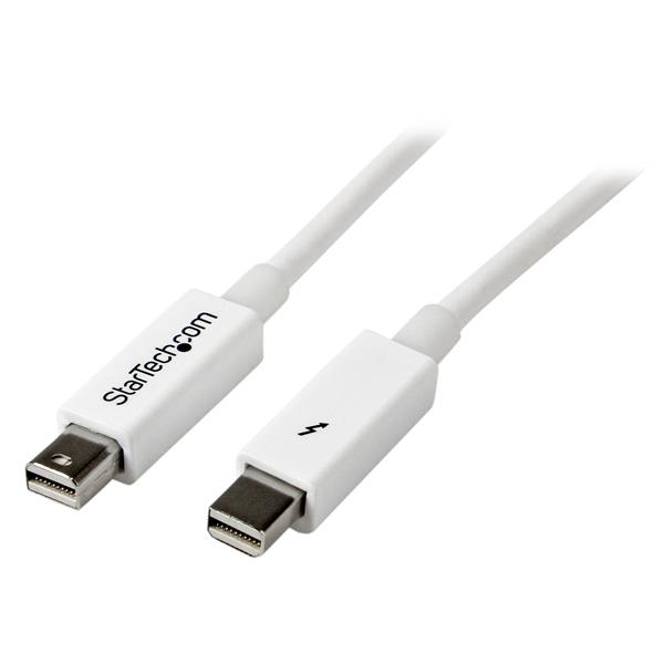Startech 3M White Thunderbolt Cable - M/M - TBOLTMM3MW