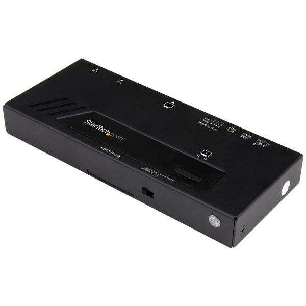 Startech 2-Port HDMI Automatic Video Switch - 4K With Fast Switching - VS221HD4KA