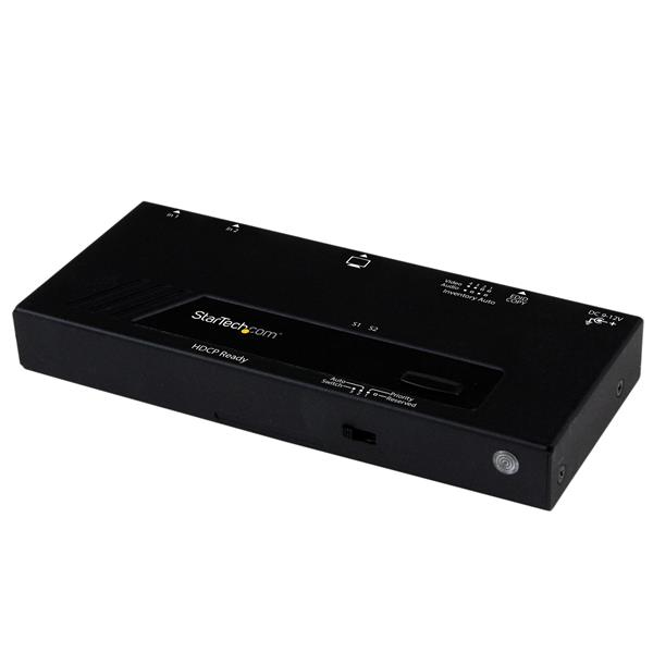 Startech 2 Port HDMI Switch W/ Automatic And Priority Switching - 1080P - VS221HDQ