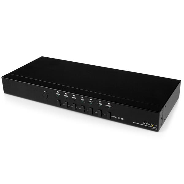 Startech Multiple Video Input With Audio To HDMI Scaler Switcher - HDMI / VGA / Component - VS721MULTI