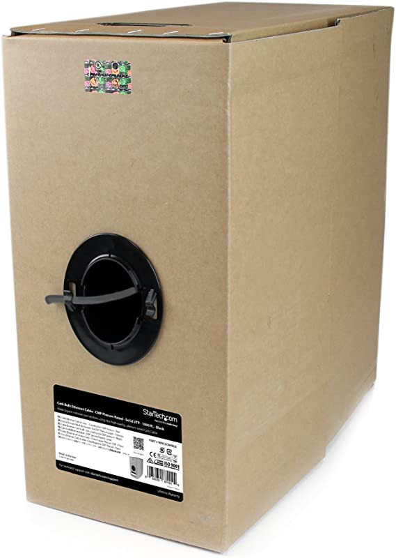 Startech Bulk Cat6 Ethernet Cable - 1000 Ft. - Solid - Cmr-Rated - Gray - WIR6CMRGR