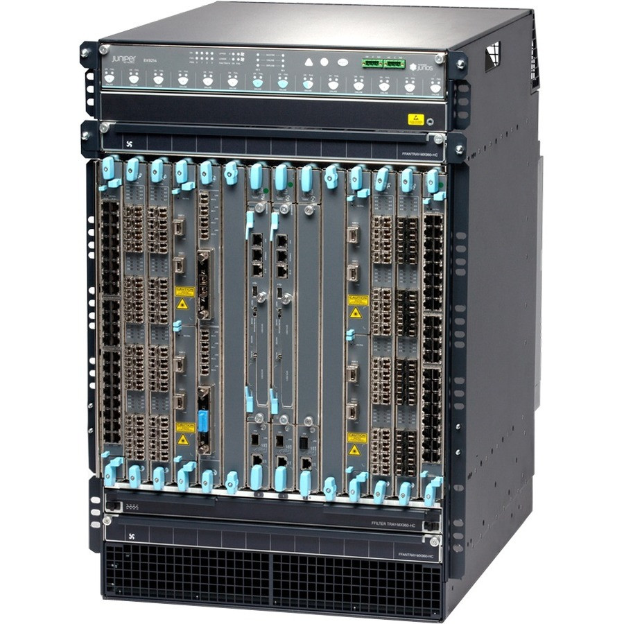 Juniper Ex9200 Ethernet Switch - Manageable - TAA Compliant - 3 Layer Supported - 16U High - Rack-Mountable - 1 Year Limited Warranty Config 14-Slot Chassis W/ Passive - EX9214-RED3A-AC-T _