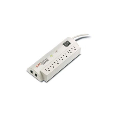 APC Surgearrest Personal 7 Outlet W/Tel 120V - 7 X Nema 5-15R - 840 J - 120 V Ac Input $50K 6Ft Cord 1060J 120V Rj11 - PER7T
