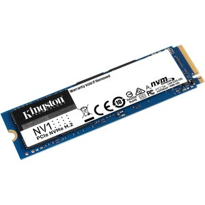 Kingston NV1 1000 GB Solid State Drive - M.2 2280 Internal - PCI Express NVMe (PCI Express NVMe 3.0 x4) - Notebook, Desktop PC Device Supported - 240 TB TBW - 2100 MB/s Maximum Read Transfer Rate - SNVS/1000GBK