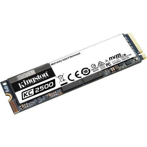 Kingston KC2500 250 GB Solid State Drive - M.2 2280 Internal - PCI Express NVMe (PCI Express NVMe 3.0 x4) - Desktop PC, Workstation Device Supported - 150 TB TBW - SKC2500M8/250GBK