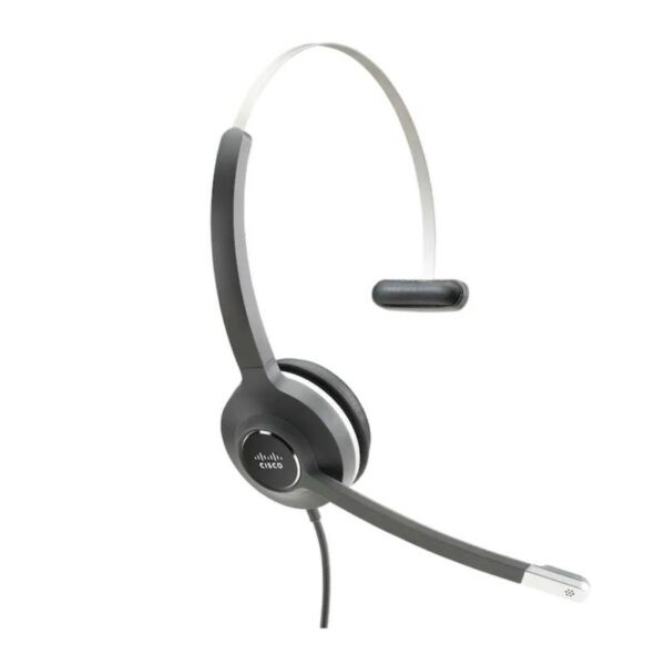 Cisco Headset 531 (Wired Single with USB Headset Adapter) - Mono - USB - Wired - 90 Ohm - 50 Hz - 18 kHz - Over-the-head - Monaural - Supra-aural - Electret, Condenser, Uni-directional Microphone - Noise Canceling – CP-HS-W-531-USBA=