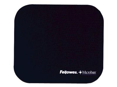 Fellowes Mouse Pad with Microban antimicrobial protection stays cleaner. Durable polyester surface withstands wear and tear and provides superior tracking for ball or optical mice. Skid-free natural rubber base protects your desktop. - 5933801
