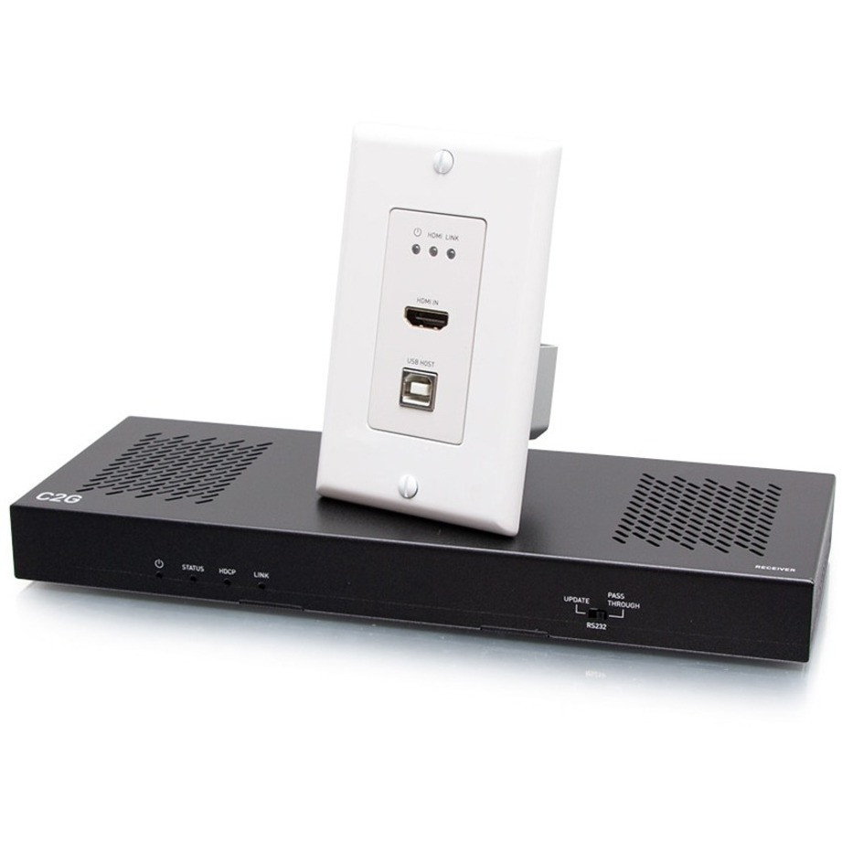 C2G HDBaseT + USB-B and RS232 TX to RX - C2G 30024