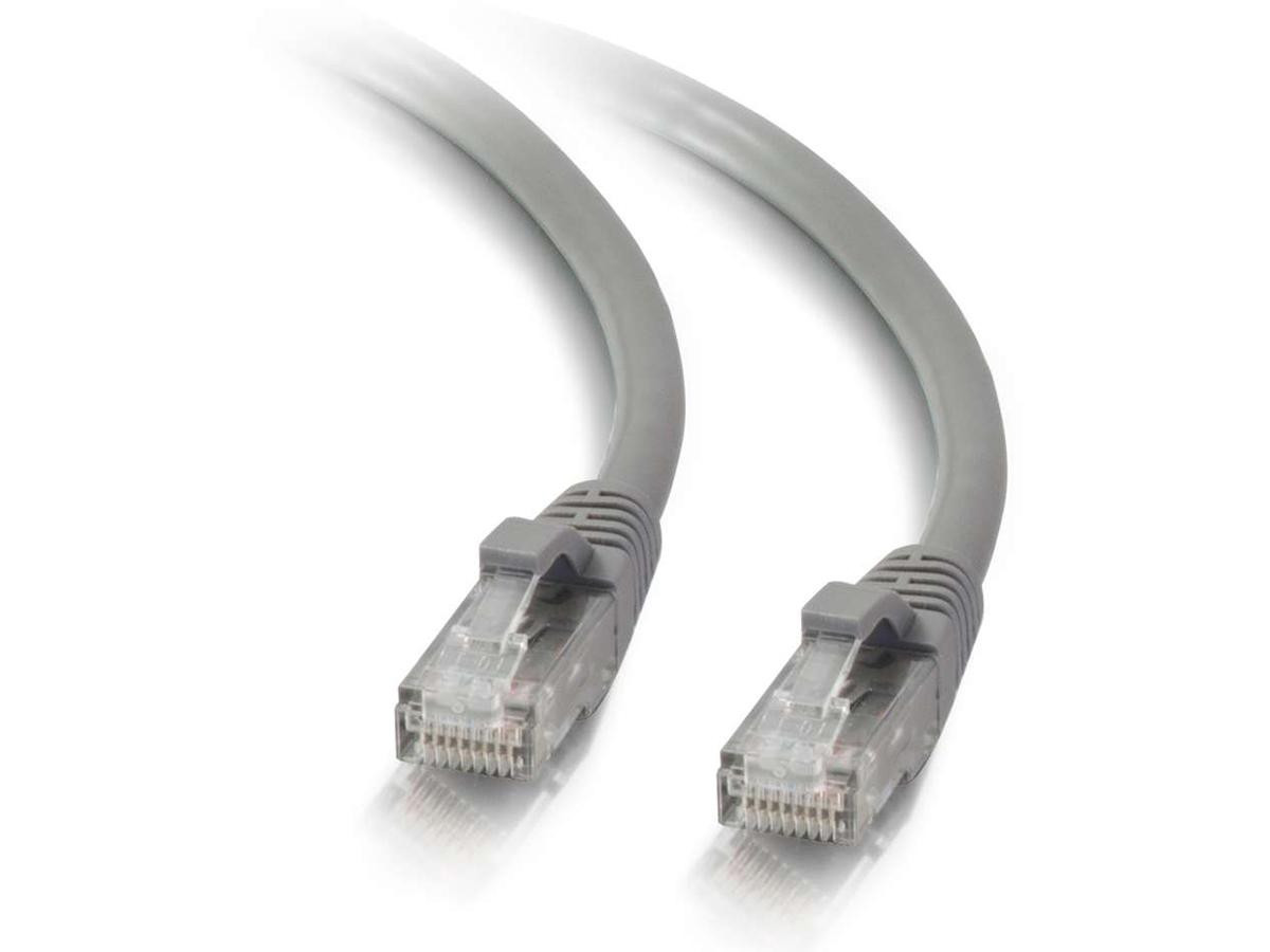C2G 1ft Cat5e Snagless UTP Cable - Gray - 24814