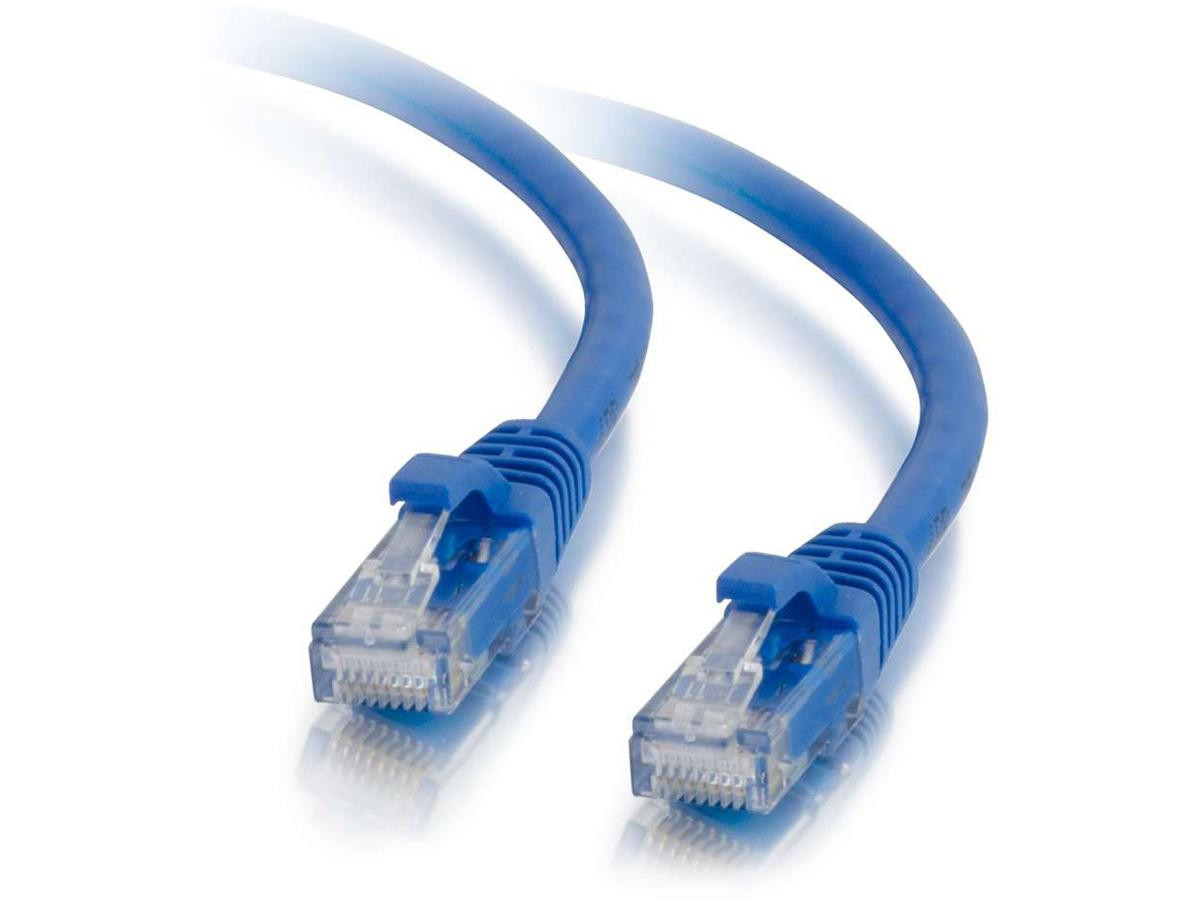 C2G 6in Cat5e Snagless Ethernet Cable-Blue - 00932