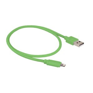 NewerTech 0.5 Meter Lightning to USB 2.0 Cable. Green. Premium Quality & Durability. - NWTCBLUSBL05MGN