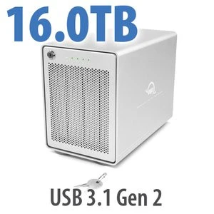 OWC 16TB Mercury Elite Pro Quad RAID Ready 4-Drive HDD Storage Solution - OWCMEQCTJBT16