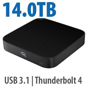 OWC 14.0TB (6.0TB HDD + 8.0TB NVMe) Mini Stack STX Stackable Storage and Thunderbolt Hub Xpansion Solution - OWCT4MS6H06N08