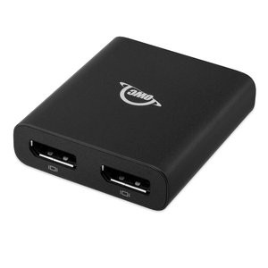 OWC Thunderbolt 3 / 4 (USB-C) to Dual DisplayPort Adapter up to 8K - OWCTB3ADP2DPT
