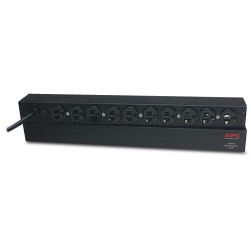 APC Basic Rack 1.8Kva Pdu - 10 X Nema 5-15R - 1.8Kva - 1U 19" Rack-Mountable 10X5-15 - AP9562