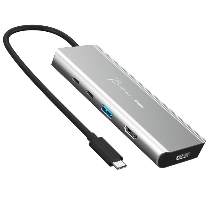 j5create USB4 Dual 4K Multi-Port Hub, Featuring Intel USB4 Controller - JCD401