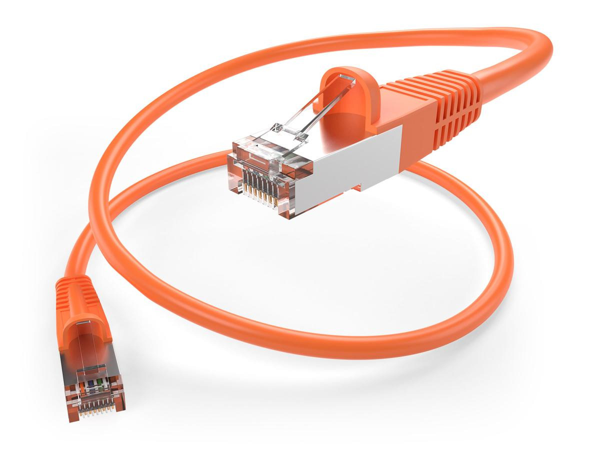 UNC 15Ft Cat6A Snagless Unshielded (Utp) Ethernet Network Cat6A Patch Cable Orange - 15 Foot Orange Cat6A Patch Cable - 15 Ft Cat6A Cable Booted - 15 Foot Cat6A Network Cable - Rj45 To Rj45 - High Speed 10Gig Iso/Iec - PC6A-15F-ORG-S