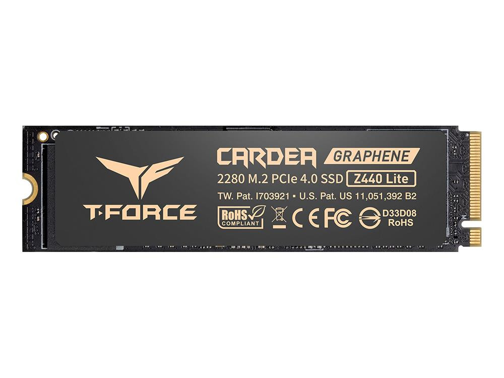 Teamgroup Teamt-Force M.2-2280 Pci-E Gen4X4 Z440 Lite 500Gb 3D Tlc Nand Nvme W/Heat Sticker(Dramless) 5-Year Limited Warranty - TM8FFT500G0C129
