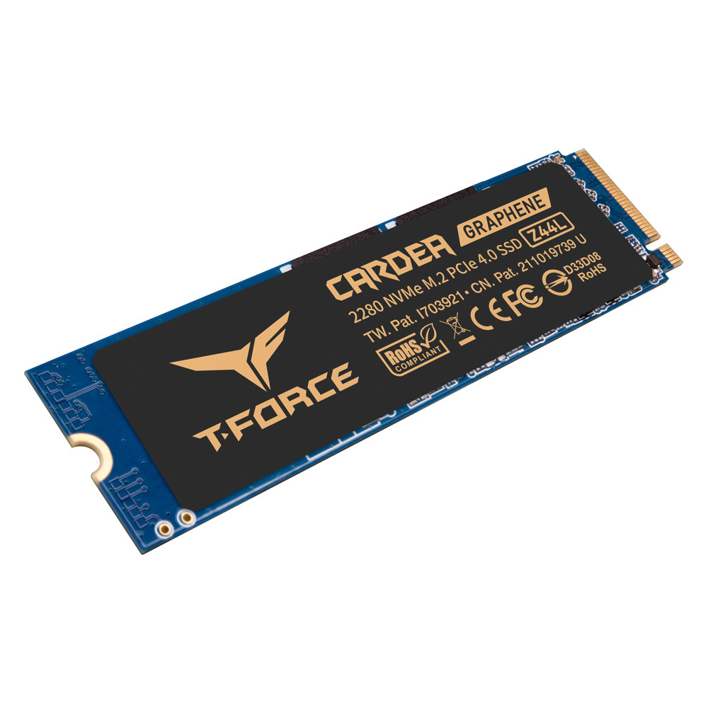 Teamgroup T-Force Cardea Z44L M.2 2280 250Gb Pcie Gen 4.0 X4 Nvme 1.4 Internal Solid State Drive (Ssd) Retail With Heatsink And Package - TM8FPL250G0C127