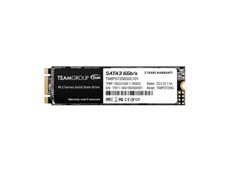 Teamgroup Ms30 M.2 2280 256Gb Sata Iii Tlc Internal Solid State Drive (Ssd) Retail - TM8PS7256G0C101