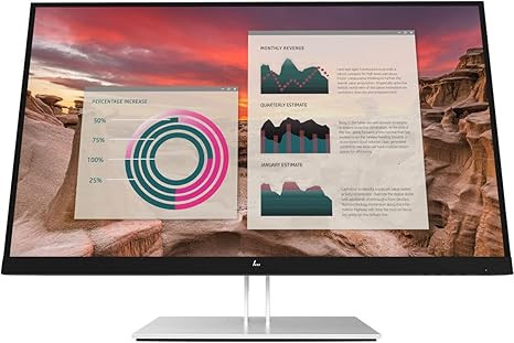 HP RENEW E27U G4 27" QHD 2560 x 1440 (2K) HDMI, DisplayPort, USB-C Monitor - 189T3AAR#ABA