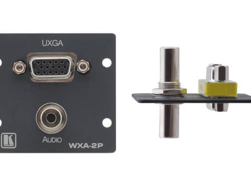 Kramer Wall Plate Insert - 15-pin HD & 3.5mm - WXA-2P