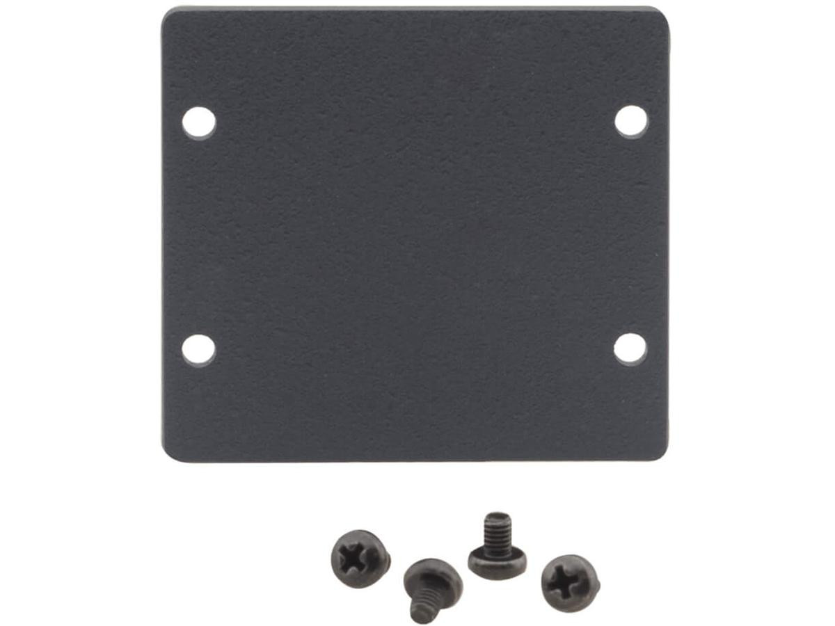 Kramer Electronics W-2BLANK Double Insert Blank Slot Cover Wall Plate - W-2BLANK