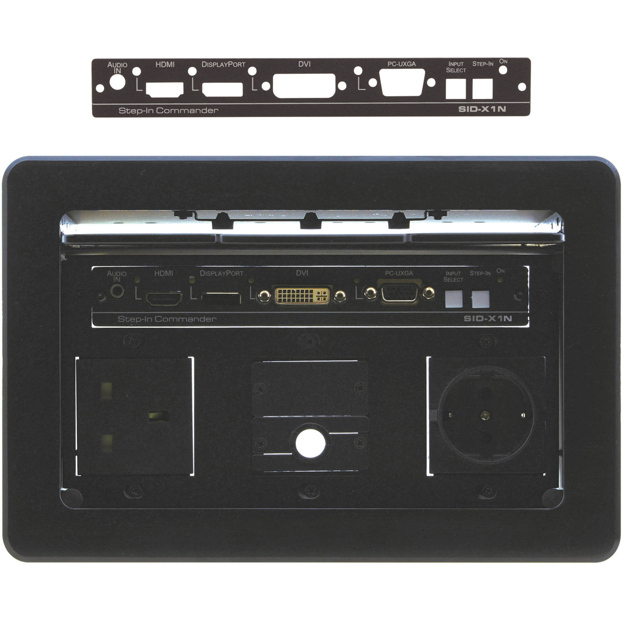Kramer SID-X2NBP Front Panel for SID-X2N Transmitter (Black) - SID-X2NBP