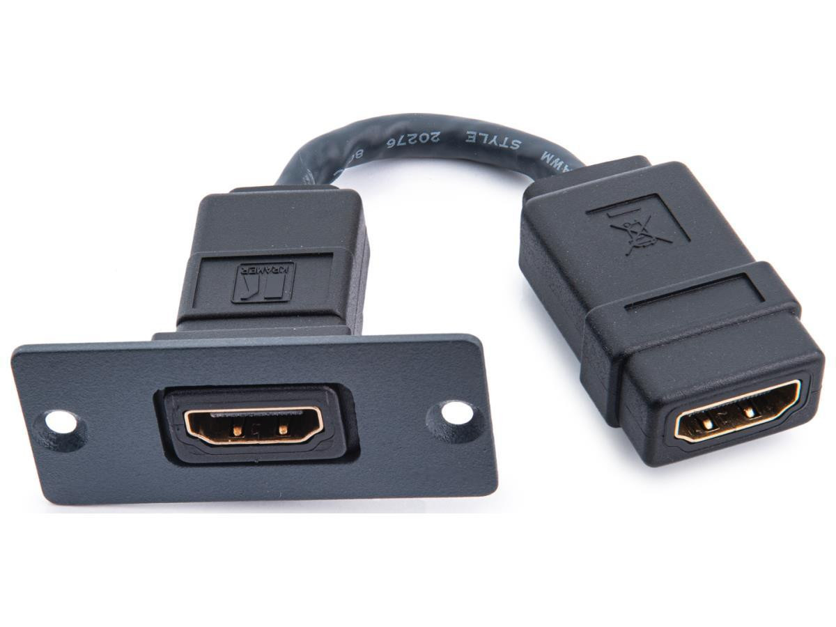 Kramer W-H(W-HDMI)(B) HDMI Wall Plate Insert - 85-0009399