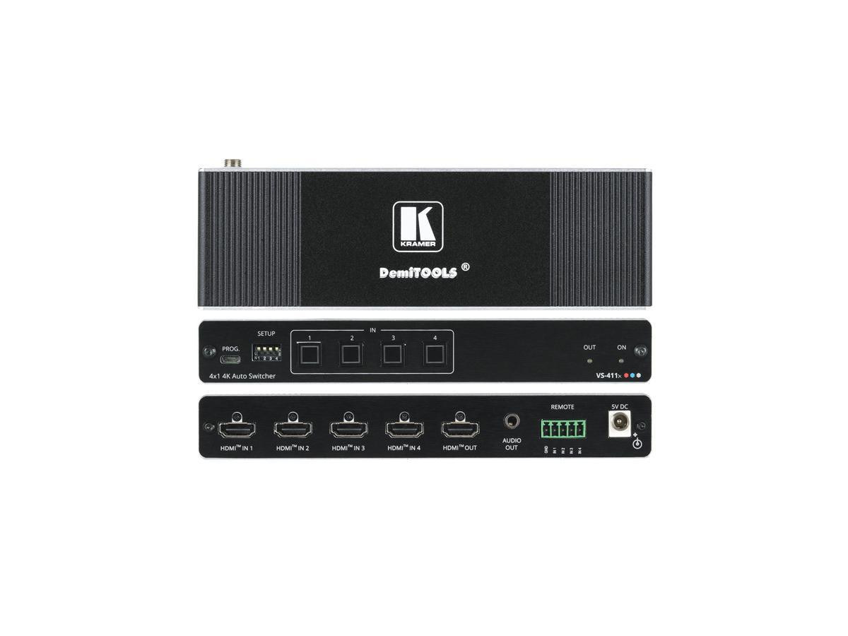 Kramer VS-411X 4x1 4K HDR HDMI Auto Switcher - 20-80548090