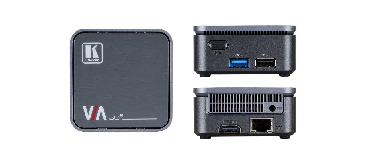 Kramer VIA-GO2-KED Compact & Secure 4K Wireless Presentation Device - Educational units - 87-000390