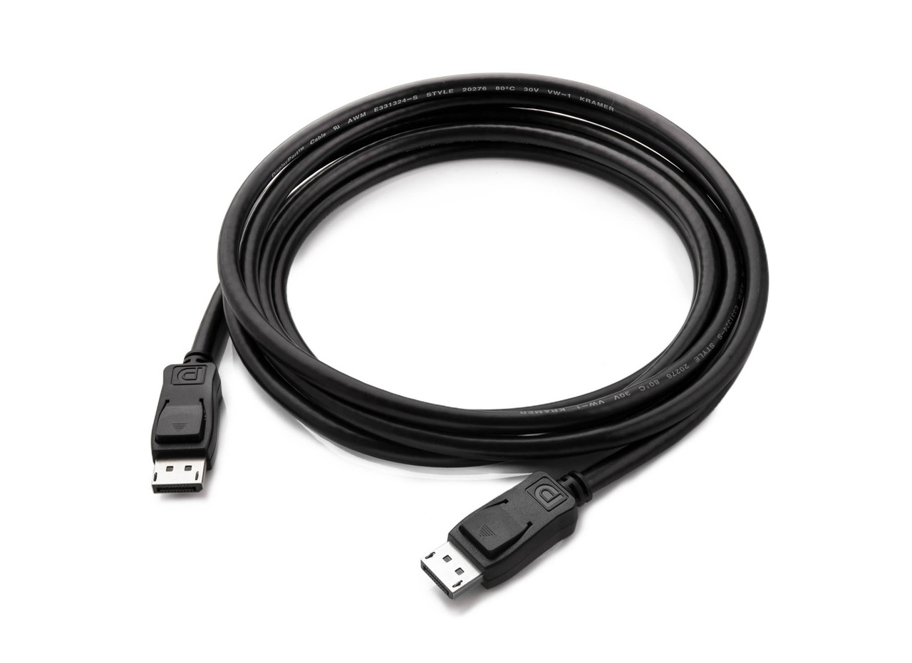 Kramer 8K DisplayPort 1.4 Cable with Latches (3') - 97-0618006