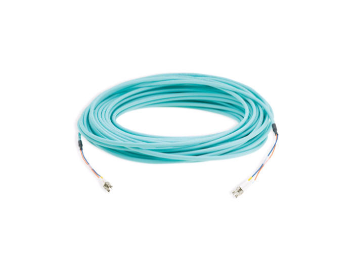 Kramer CLS-2LC/OM3-98. 2 LC (M) to 2 LC (M) MM OM3 Fiber Optic Cable, LSHF -98 - 94-0502098
